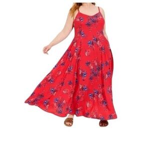 Torrid Challis Trapeze Maxi Dress NWOT Size 2